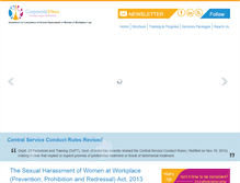 Tablet Screenshot of corporate-ethos.com